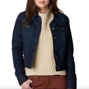 PrAna Women’s Dree Stretch Cropped Denim Jean Jacket